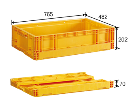 NCC742 (자동차부품 운반용 상자) 절첩식 상자 폴딩 박스